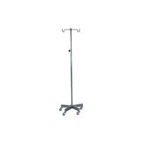 Stativ perfuzii, inox, 2 carlige, KY-G5
