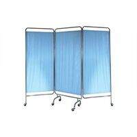 Paravan medical, inox, 3 sectiuni