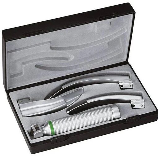 Laringoscop Miller XL Ri-integral 2.5V, cu maner tip C si lame 2, 3, 4