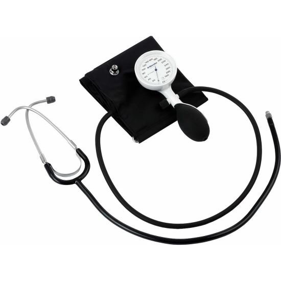 Tensiometru E-Mega alb, 1 tub cu stetoscop, Riester