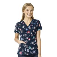Bluza uniforma medicala, Four-Stretch Prints, 6217-POL