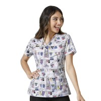 Bluza uniforma medicala, Four-Stretch Prints, 6217-SAD