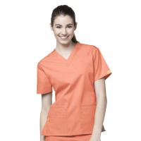 Bluza uniforma medicala, Origins, dama, portocaliu