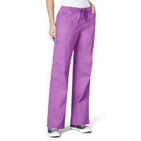 Pantaloni uniforma medicala, WonderFLEX, dama, violet