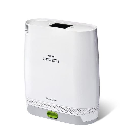 Concentrator de oxigen Philips Respironics SimplyGo Mini, aparat portabil mic cu acumulator
