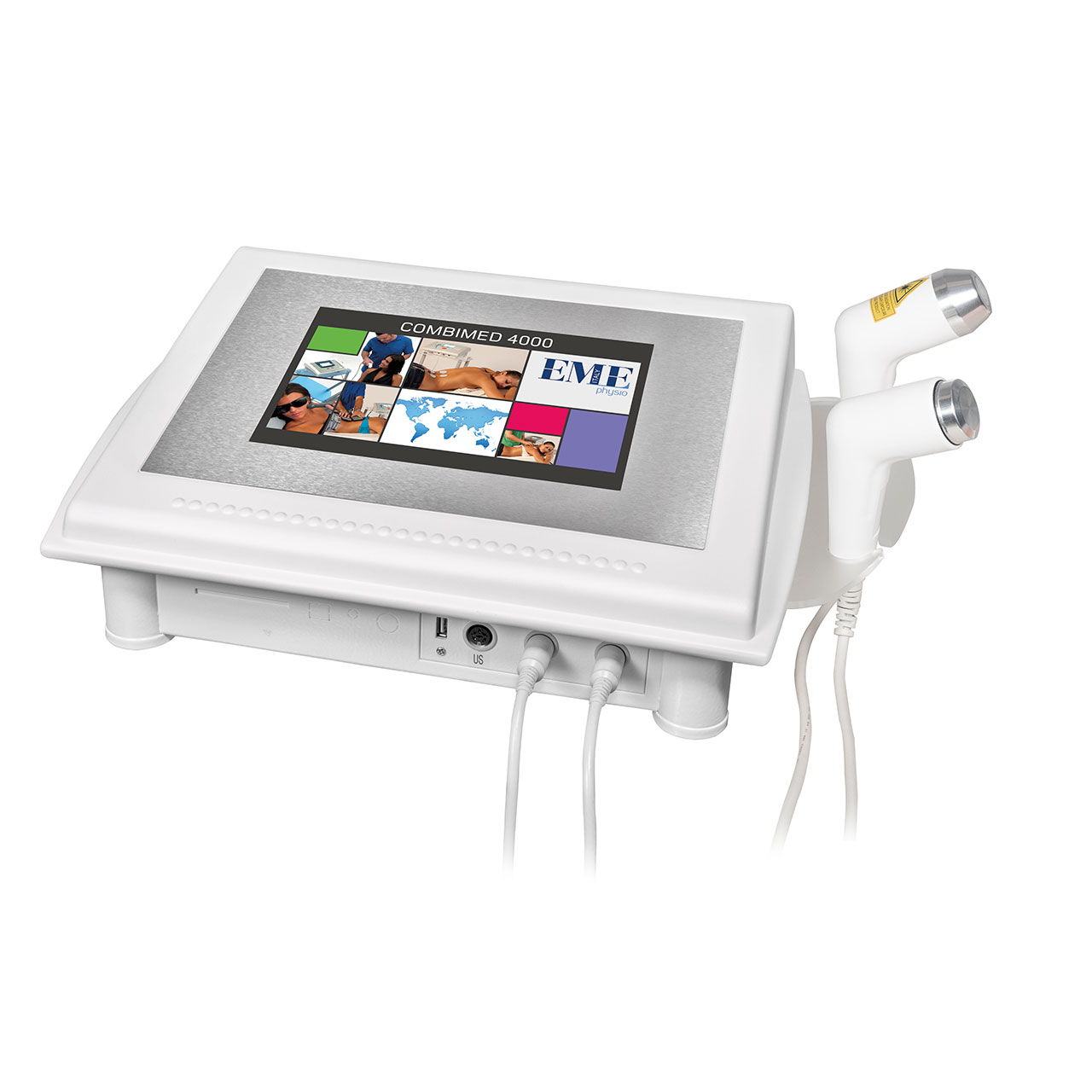 Combina fizioterapie cu electroterapie, ultrasunete si laser COMBIMED 4000