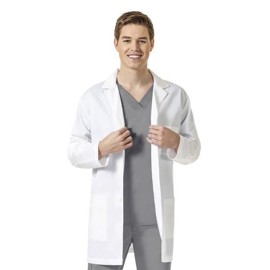 Halat medical pentru barbat WonderWork 703-WHIT
