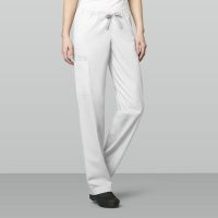 Pantaloni uniforma medicala, WonderWORK 500T, unisex, alb