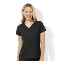 Bluza uniforma medicala, WonderTECH, dama, negru