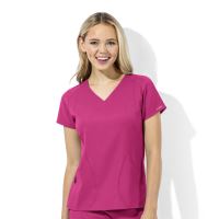 Bluza uniforma medicala, WonderTECH, dama, roz