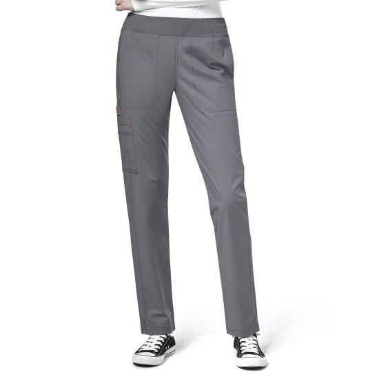 Pantaloni uniforma medicala, WonderFLEX, dama, gri