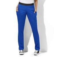 Pantaloni uniforma medicala, WonderTECH, dama, albastru
