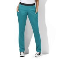 Pantaloni uniforma medicala, WonderTECH, dama, turcoaz