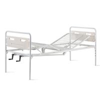 Pat pentru pacienti imobilizati, mecanic, reglabil, cu 4 sectiuni, stalp de ridicare si suport IV, Antano, 90 x 209,5 x 95,5 cm