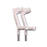 Carja ortopedica, cu sprijin, pe antebrat, reglabila, pentru adulti, din aluminiu, de mers, gri anodizat, supraponderali, 150 kg, Progress 43110