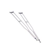 Carja medicala ergonomica, cu cotiera (sprijin), sub brat (subaxial), reglabila, aluminiu anodizat, de mers, cotiere si manere anatomice, varfuri cauciuc anti-alunecare, RP710