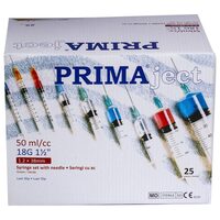 Seringi Luer Slip 50ml, ac 18G 0236-50ml