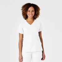 Bluza uniforma medicala, W123, 6455-WHIT
