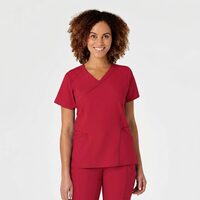 Bluza uniforma medicala, W123, 6455-RED