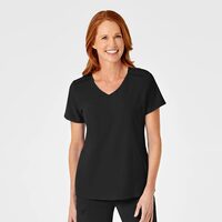 Bluza uniforma medicala, WonderWink Renew, 6334-BLAC