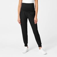 Pantaloni uniforma medicala, maternitate, W123, 5455-BLAC