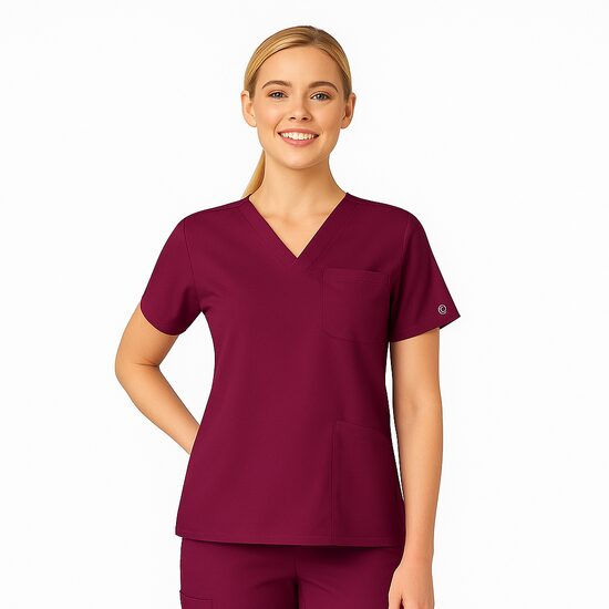 Bluza uniforma medicala, Wink PRO, 6719-WINE