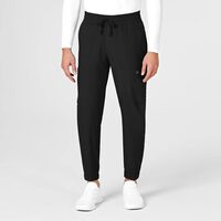 Pantaloni uniforma medicala, W123, 5655-BLAC