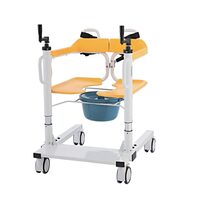 Scaun manual pentru transferul pacientilor cu dizabilitati, inaltime reglabila, perna detasabila, greutate suportata 100kg, KY702S