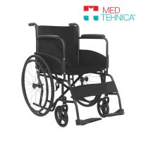 Scaun cu rotile (fotoliu rulant transport pacienti ) pliabil, cotiere fixe, suport fix pentru picioare, 100 kg,  KY875-A-46