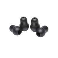 3M Kit piese schimb Stetoscop Littmann, piese auriculare moi, negru, mare si mic, 40001