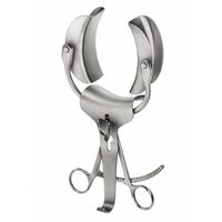 Retractor Collin, lame laterale 45 x 80 mm, lama centrala 50 x 75 mm, 22,5 cm