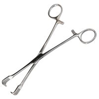 Pensa uterina CZERNY, 4x4 dinti, 11mm, 20cm