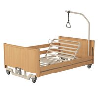 Pat ingrijire la domiciliu, electric, reglabil, bariatric, cu inaltime redusa si 4 motoare, 120 cm latime, Bariatric LOW LUX 