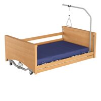 Pat pentru ingrijire acasa, electric, bariatric, cu inaltime redusa, 4 motoare, latime 120 cm, sarcina maxima 372 kg, Bariatric 2 LOW LUX