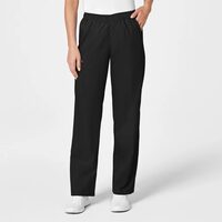 Pantaloni uniforma medicala, Wink WonderWork, 501-BLAC