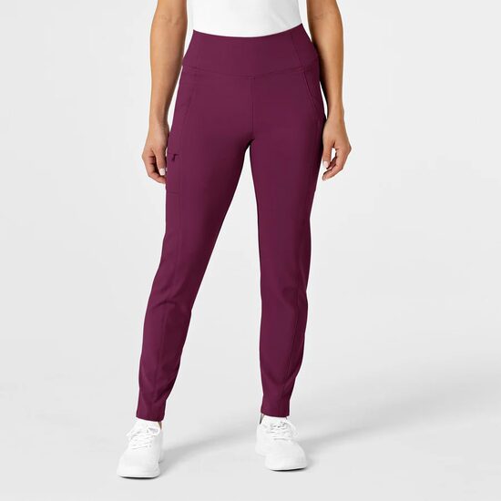 Pantaloni uniforma medicala, WonderWink Renew, 5134-WINE