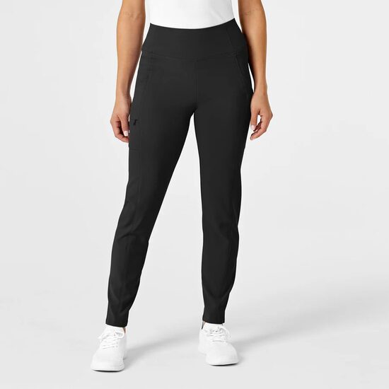 Pantaloni uniforma medicala, WonderWink Renew, 5134-BLAC