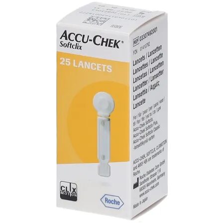 Ace sterile Softclix pentru glucometru Accu-Check 25 bucati