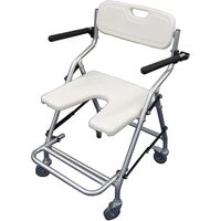 Scaun dus, cu spatar si roti, KY791L-A