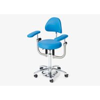 Scaun medical AKRUS AK445, scaun rotund pentru medici, reglabil pe inaltime, cu brate optionale
