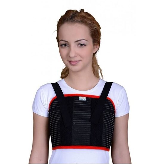 Orteza cervicotoracica-stern cu insertie metalica, negru, BRC421C-0 