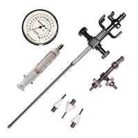 Salpingograf complet Schultze cu seringa de sticla