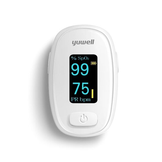 Pulsoximetru de deget, masurare saturatie oxigen si puls, afisaj OLED, Bluetooth, Yuwell YX306
