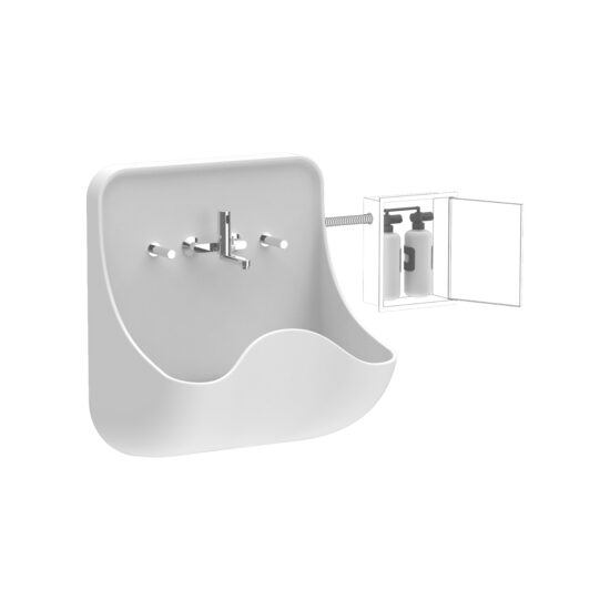  Lavoar chirurgical cu dozatoare electronice pentru sali de operatie Surgery S