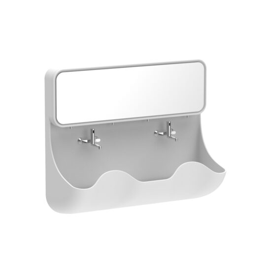 Lavoar chirurgical cu cuva tripla si dozatoare electronice pentru sali de operatie Surgery L