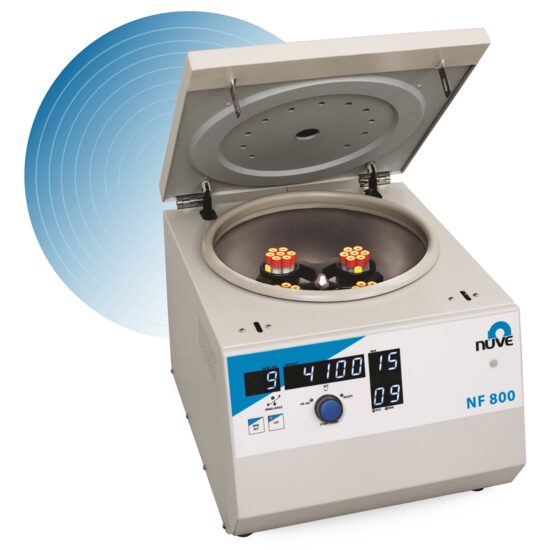 Centrifuga de laborator NF 800 / NF 800R, 14.000 rpm, 18.405 x g, capacitate mare, cu sau fara refrigerare
