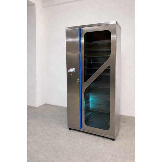 Dulap medical pentru uscarea instrumentelor, din inox, cu sistem de uscare si lampa UV, TDIN 2590 