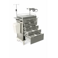 Carucior pentru urgente medicale cu dotari complete pentru resuscitare, TCEC 1401