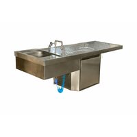 Masa de autopsie, cu sistem de spalare si evacuare, TOMU 6100