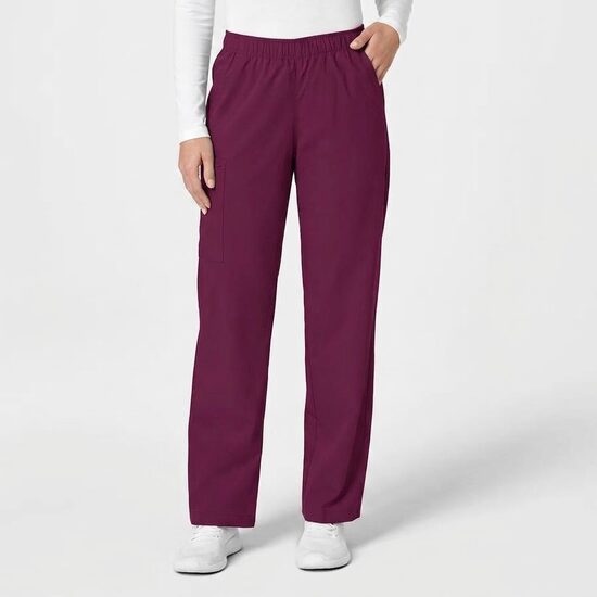 Pantaloni uniforma medicala, Wink Work, 501-WINE